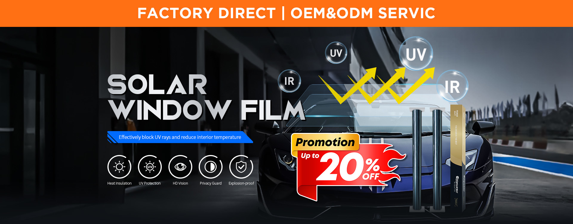 qualidade Filme da proteção da pintura do carro fábrica